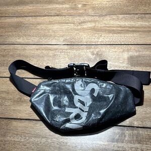 Black Supreme Reflected waist bag